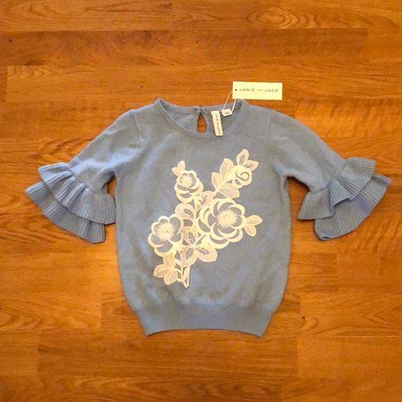 Janie and Jack Other - JANIE & JACK Girl’s Sweater in Light Blue Size 4